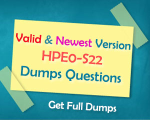 Latest HPE0-S22 Test Camp