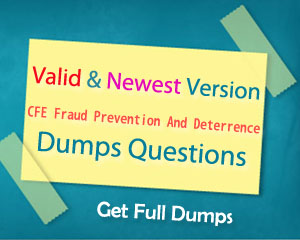 Practice CFE-Fraud-Prevention-and-Deterrence Exam Pdf