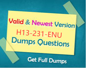 Reliable H13-231 Dumps Book
