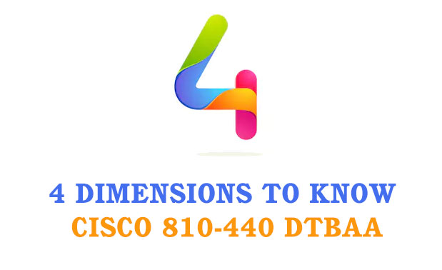4 dimensions to know Cisco 810-440 DTBAA