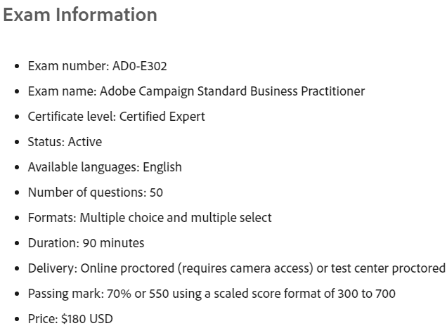 AD0-E307 Valid Exam Experience