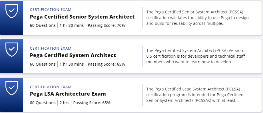 PEGAPCSSA85V1 Valid Exam Objectives